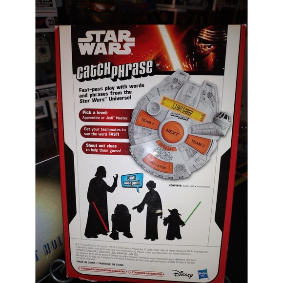 Hasbro Gaming Disney Star Wars Catch Phrase Electronic Handheld Game NEW 2014 - Picture 3 of 7